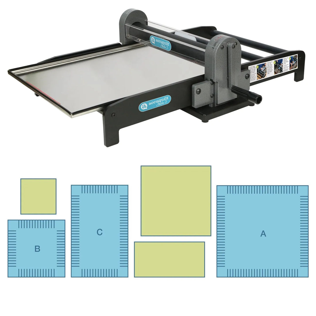 AccuQuilt Studio 2 Rag Quilt Starter Set