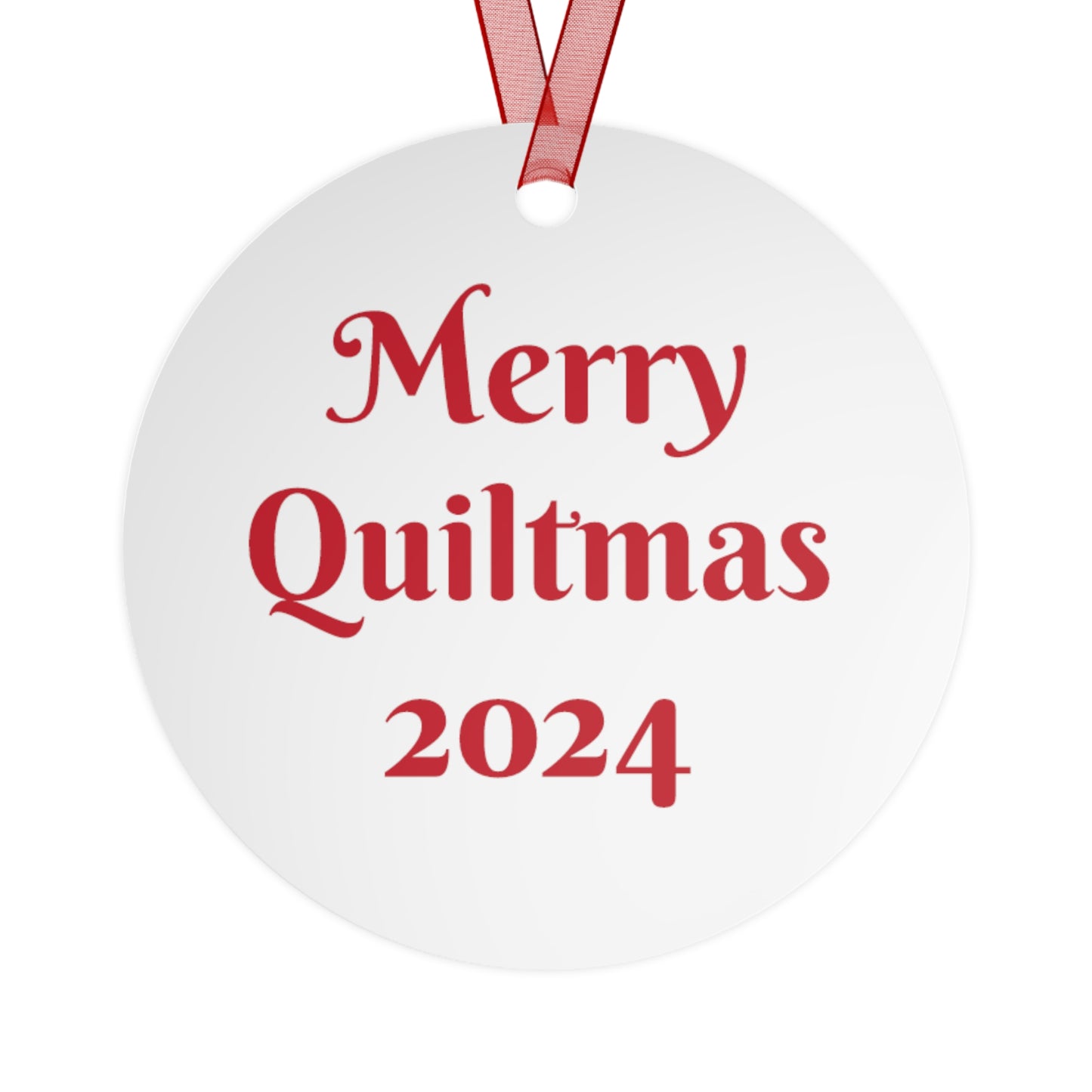 Metal Ornaments - Merry Quiltmas Gift for Quilt Makers