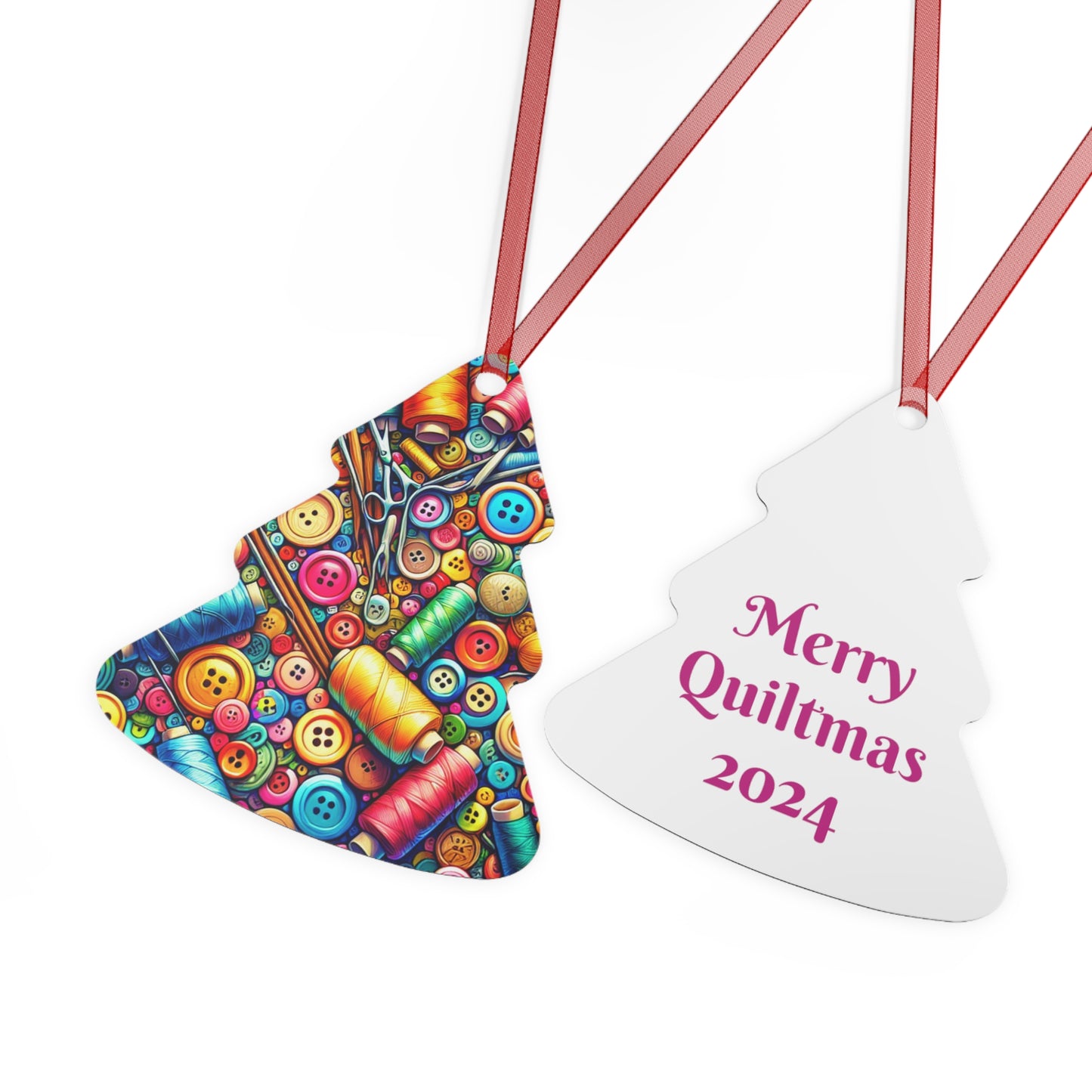 Metal Ornaments - Merry Quiltmas Gift for Quilt Makers