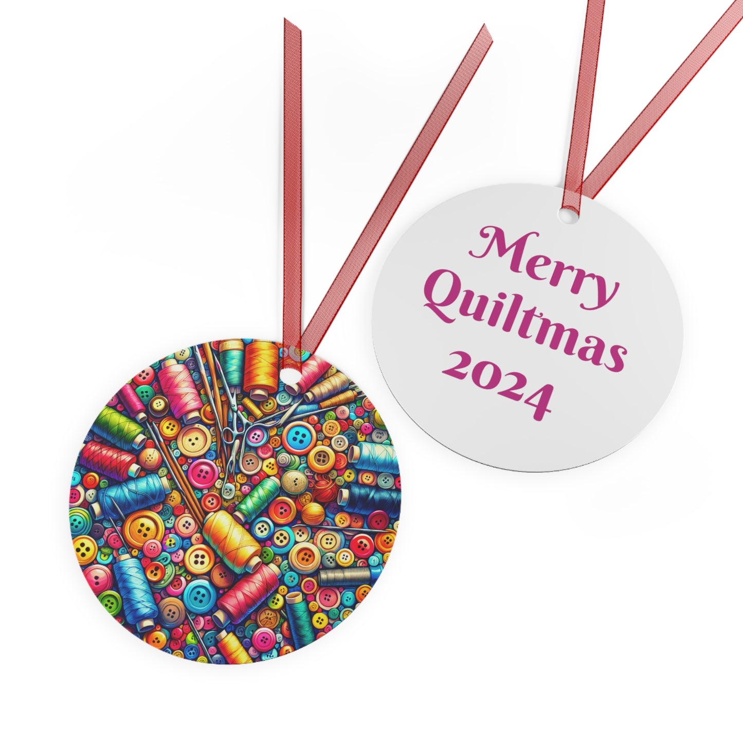 Metal Ornaments - Merry Quiltmas Gift for Quilt Makers