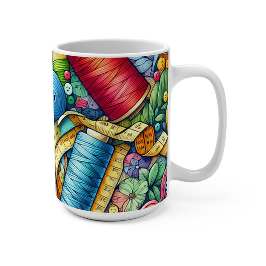 Sewing Theme Mug 15oz