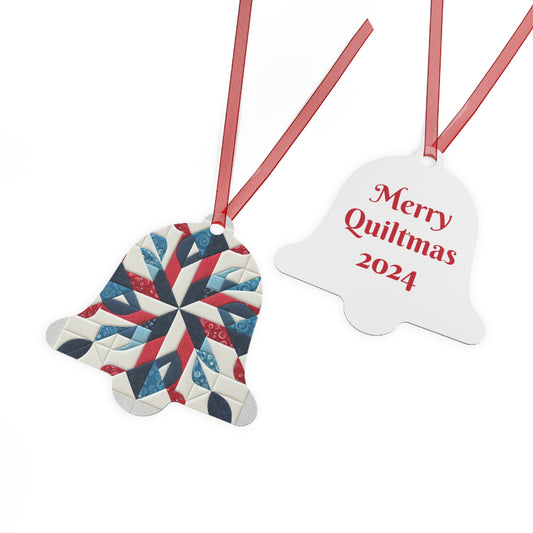 Metal Ornaments - Merry Quiltmas Gift for Quilt Makers