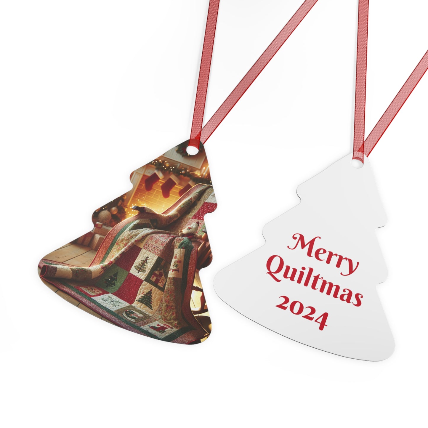 Metal Ornaments - Merry Quiltmas Gift for Quilt Makers