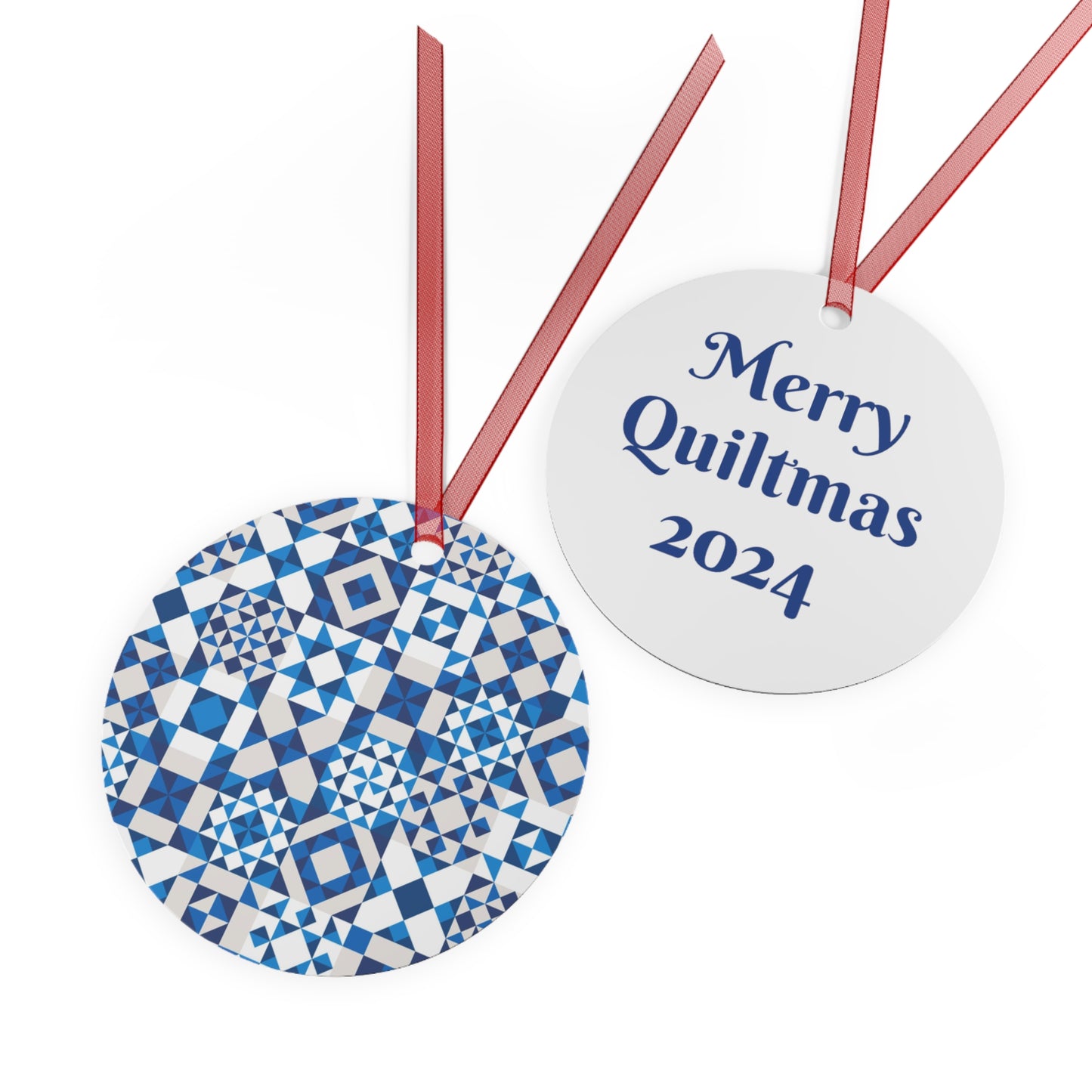 Metal Ornaments - Merry Quiltmas Gift for Quilt Makers