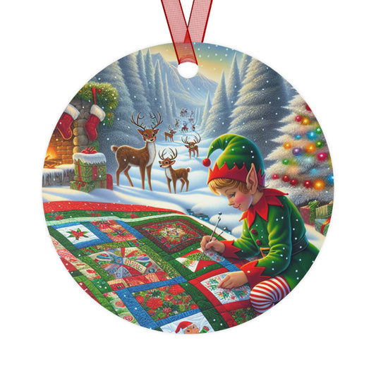 Christmas Ornament - Quilting Elf