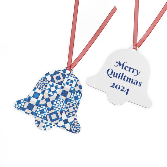 Metal Ornaments - Merry Quiltmas Gift for Quilt Makers