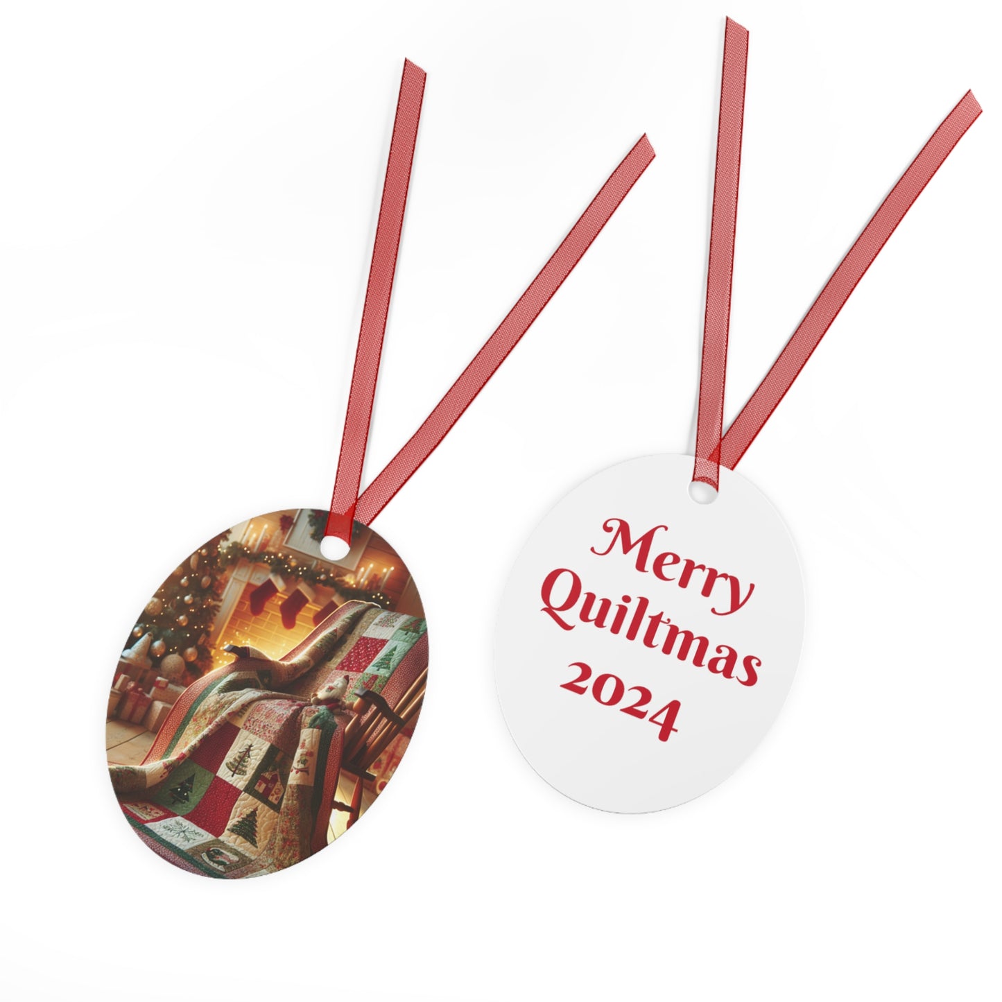 Metal Ornaments - Merry Quiltmas Gift for Quilt Makers