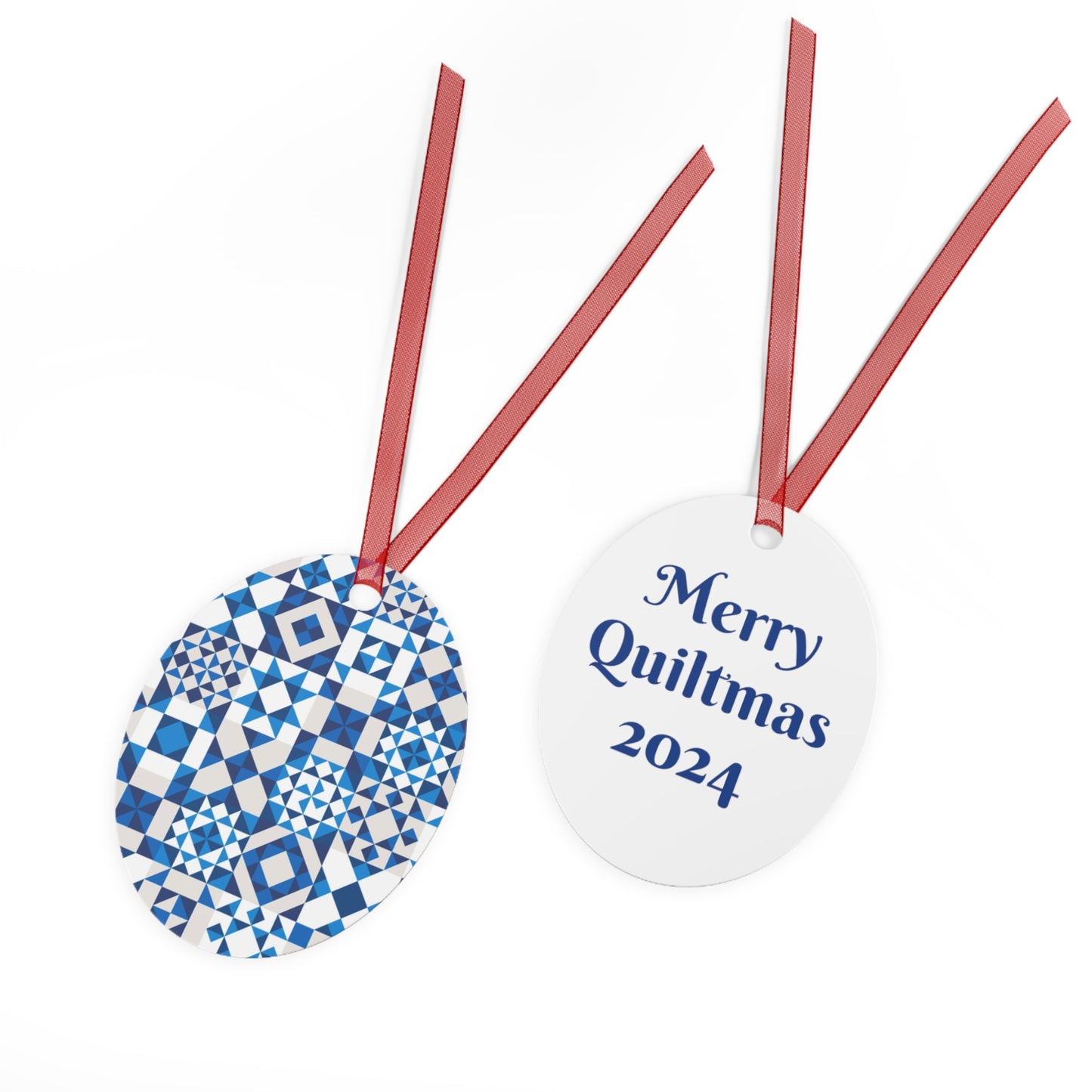 Metal Ornaments - Merry Quiltmas Gift for Quilt Makers