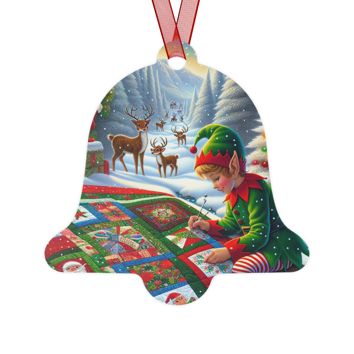 Christmas Ornament - Quilting Elf