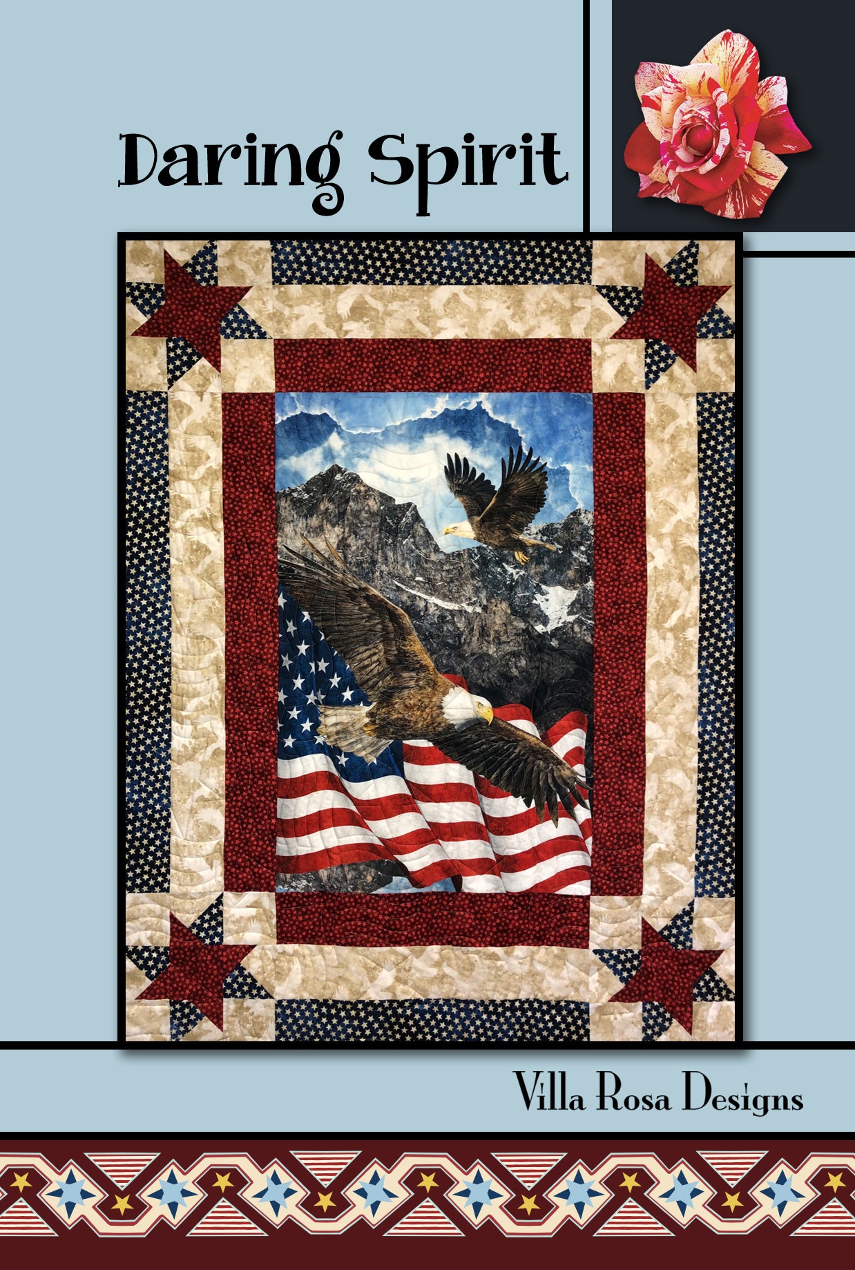 Daring Spirit - Quilts of Valor Pattern Card