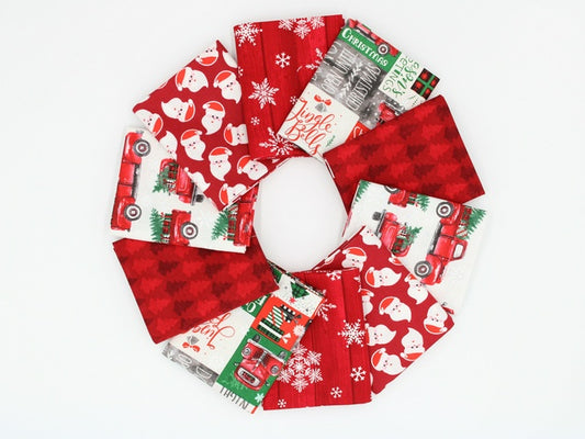 Christmas Fat Quarter Bundle - Set of 10