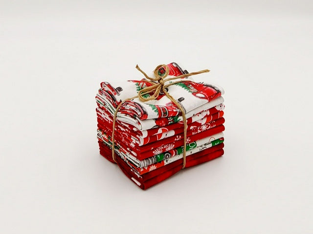 Christmas Fat Quarter Bundle - Set of 10