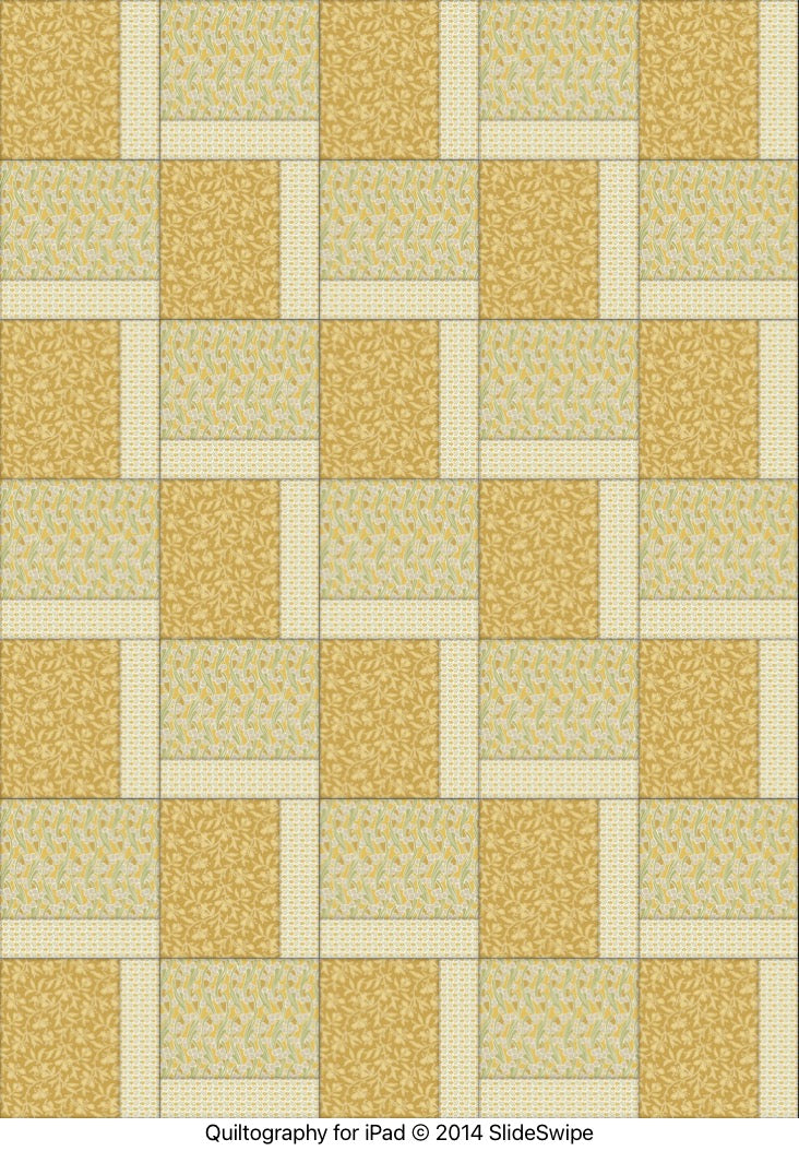 3 Yard Quilt Kit Bundle - Fleur Nouveau by Andover Fabrics