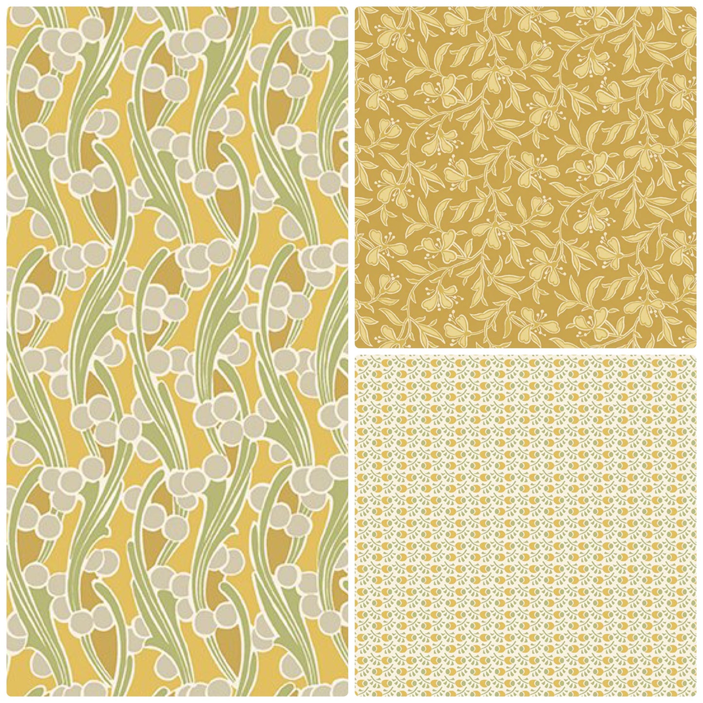 3 Yard Quilt Kit Bundle - Fleur Nouveau by Andover Fabrics