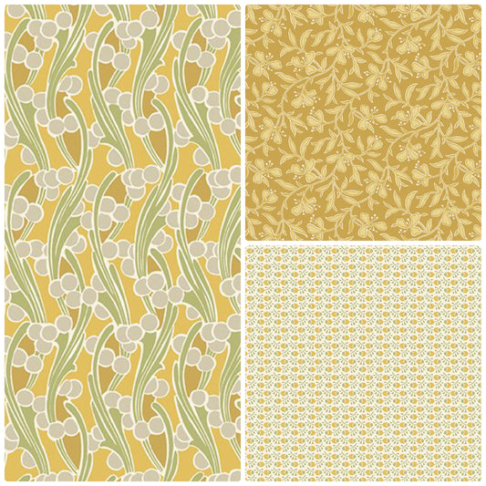 3 Yard Quilt Kit Bundle - Fleur Nouveau by Andover Fabrics