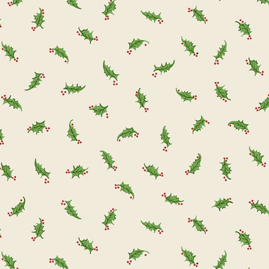 Yardage - Retro Ho Ho - Andover Fabrics - Holly