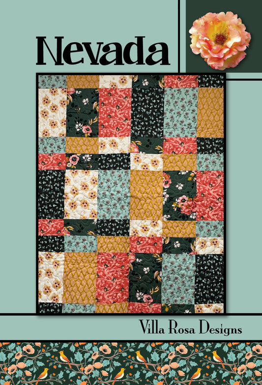 Nevada Fat Quarter Quilt Pattern Card