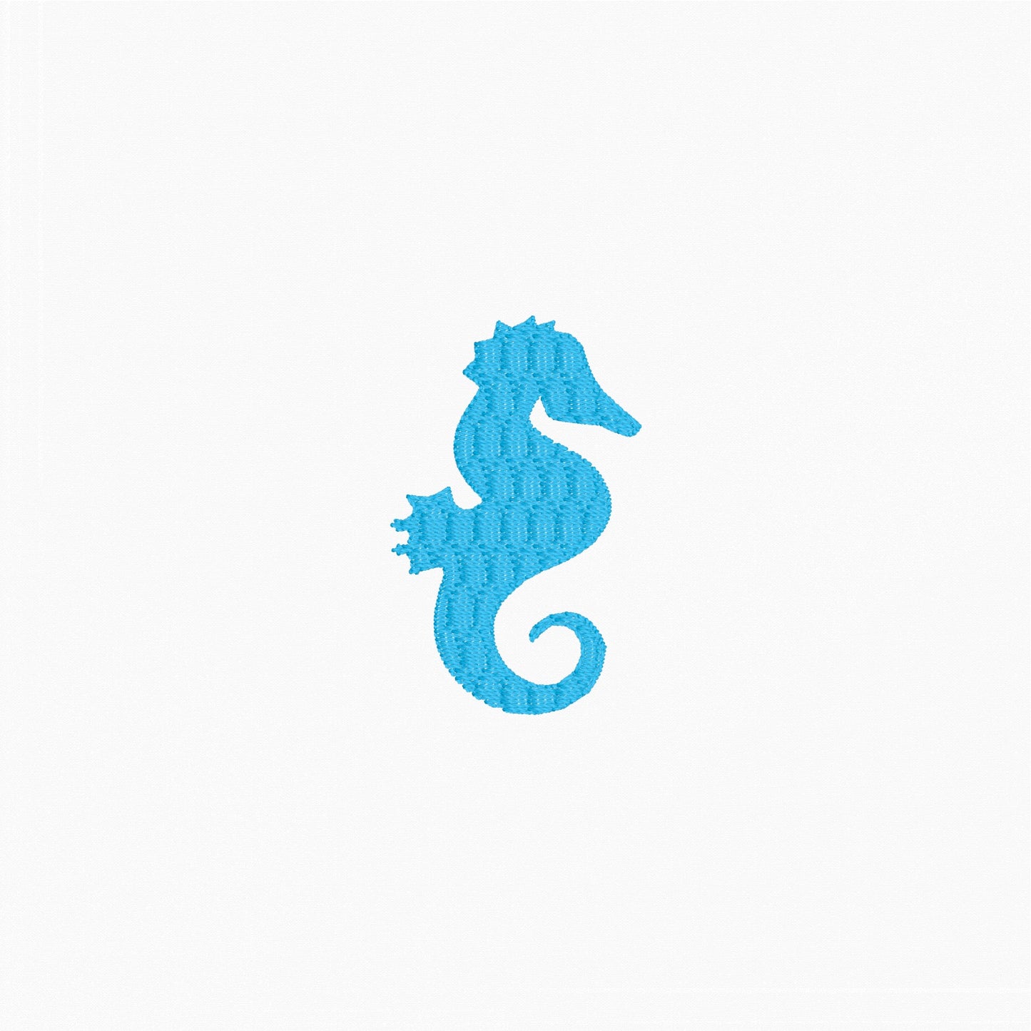 Seahorse - Machine Embroidery Design - 4x4 Hoop