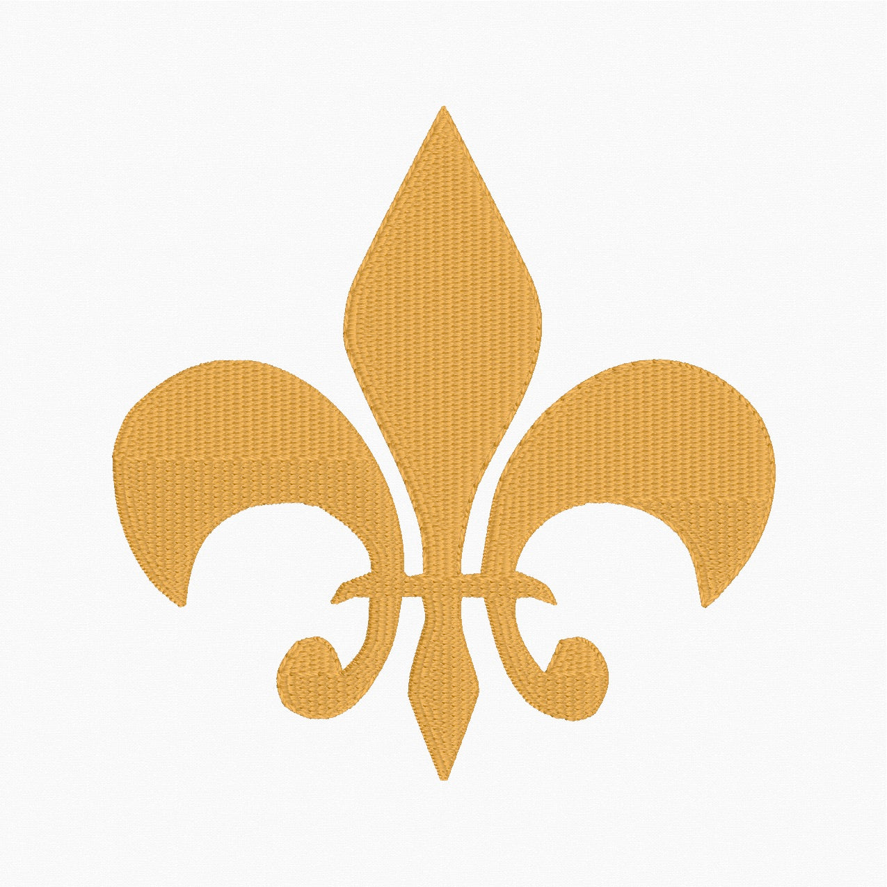 Fleur de Lis - Machine Embroidery Design - 4x4 Hoop