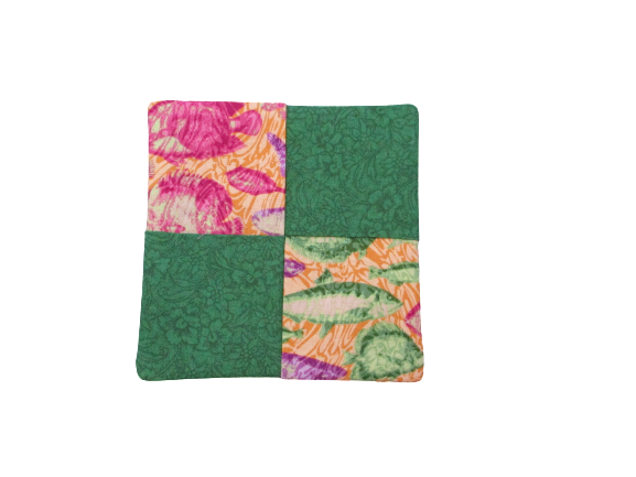 Criss Cross Coasters - Fish Orange Green Purple Pink - Beachside Knits N Quilts