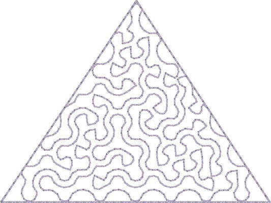 Triangle Stipple - Machine Embroidery Design - 4x4 Hoop - Beachside Knits N Quilts